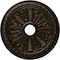 Ekena Millwork Bristol Ceiling Medallion (Fits Canopies up to 3 7/8"), 23 1/2"OD x 3 7/8"ID x 1"P, Bronze CM23BIBZS - alternate 1